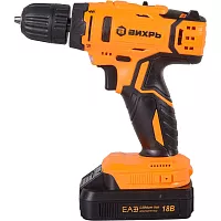 Аккумуляторная дрель-шуруповерт Вихрь ДА-18Л-2 72/14/16
