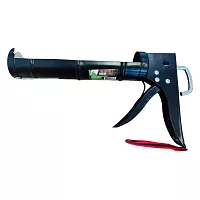 Пистолет для герметика ДЛЯ ДЕЛА 122 полукорпусной с храповым механизмом, с лезвием ДД-ПГ-122
