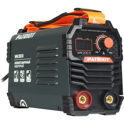 Сварочный инверторный аппарат PATRIOT WM200D 605302020 фото 8 Сварочный инверторный аппарат PATRIOT WM200D 605302020 фото 8