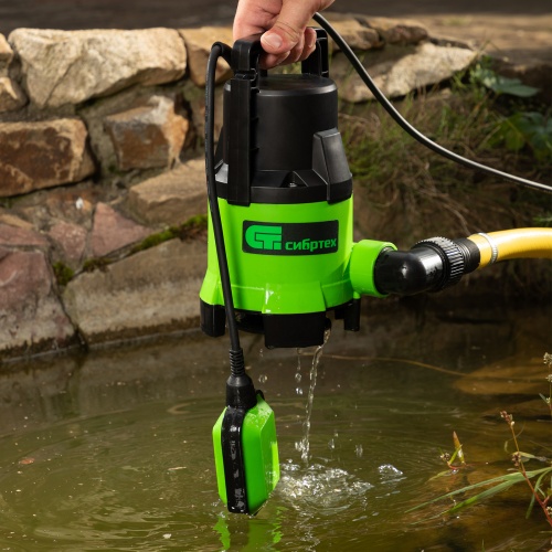 Дренажный насос для грязной воды СДН650-35, 650 Вт, напор 8 м, 11000 л/ч Сибртех фото 15