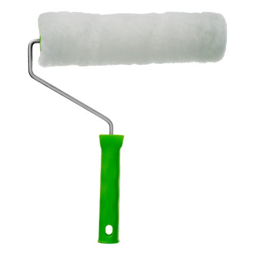 Валик "Искусственный мех" с ручкой, 250 мм,ворс 15 мм, D 48 мм, D ручки 6 мм, полиэстер Сибртех фото 3