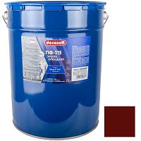 Эмаль Pufas Decoself ПФ-115 красная 25 кг