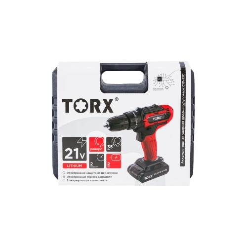 Аккумуляторная ударная дрель-шуруповерт TORX CID-21C 9310412 фото 9 Аккумуляторная ударная дрель-шуруповерт TORX CID-21C 9310412 фото 9