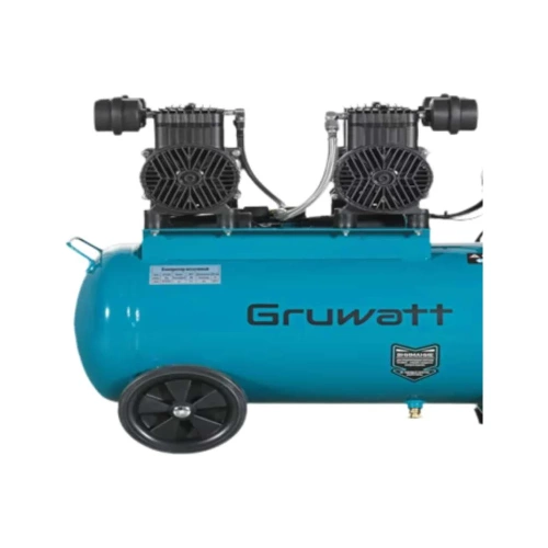 Компрессор воздушный безмасленный GRUWATT КР-50-2BM фото 3