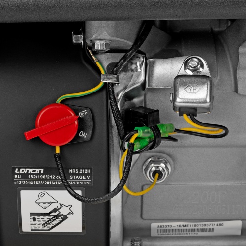 Виброплита бензиновая VC-12, 12 кН, 45*35 см, 196 см3 Denzel фото 11