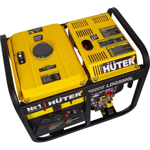 Дизельный электрогенератор Huter LDG 5000L 64/2/11 фото 7