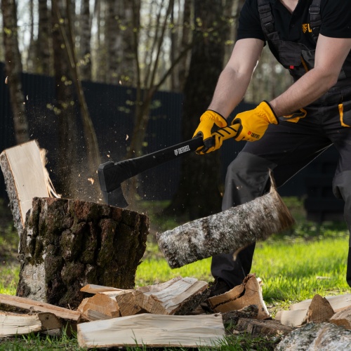 Топор-колун, F12, 2000 гр, двухкомпонентная рукоятка, 710 мм// Denzel фото 12
