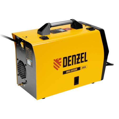 Аппарат инвертор. полуавтомат. cварки IMIG-205SDR, 200 А, ПВ 60%, катушка 5 кг Denzel фото 4