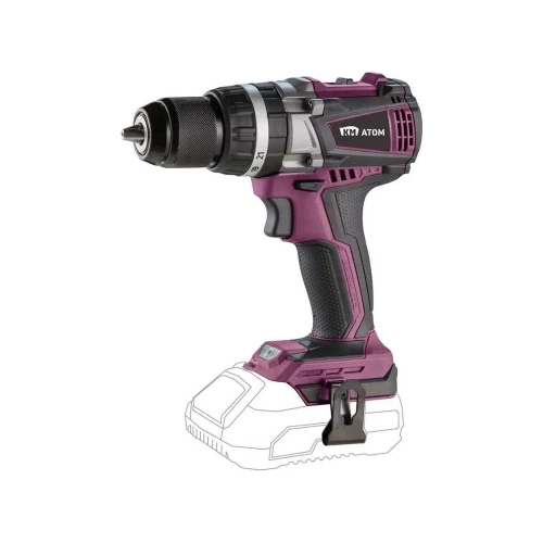 Дрель-шуруповерт ударная аккумуляторная КМ АТОМ 18 В без АКБ и ЗУ CID-184BL