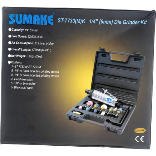 Прямая пневмошлифмашина SUMAKE ST-7733 MK 7317 фото 10 Прямая пневмошлифмашина SUMAKE ST-7733 MK 7317 фото 10