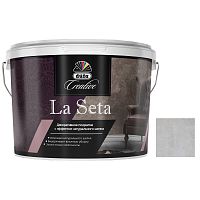 Покрытие декоративное с эффектом натурального шелка Dufa Creative La Seta база Argento ST-001 1 кг