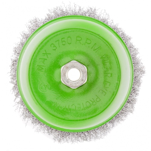 Щетка для УШМ, 150 мм, М14, "чашка", витая проволока 0.3 мм Сибртех фото 3