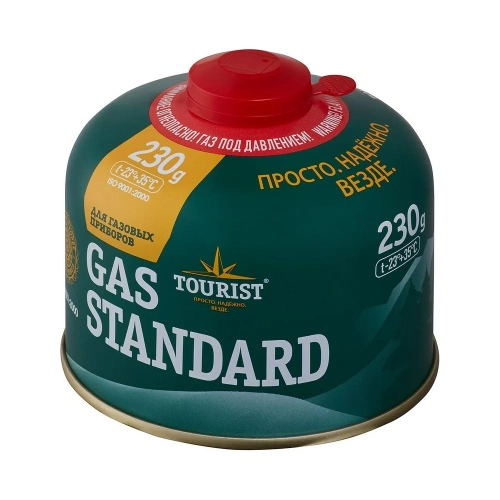 Газовый баллон TOURIST STANDARD резьбовой TBR-230 00000000367 Газовый баллон TOURIST STANDARD резьбовой TBR-230 00000000367