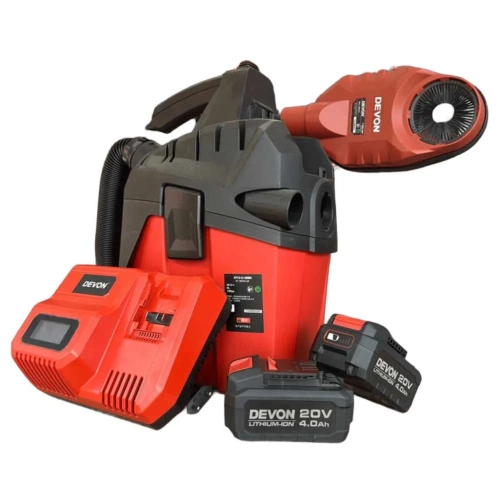 Аккумуляторный пылесос DEVON 2 АКБ 4 Ач, З/У, 4713-LI-20MC-SET