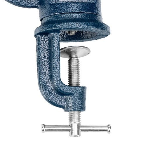 Тиски слесарные, настольные, поворотные, ширина рабочих губок 65 мм, наковальня Сибртех фото 11