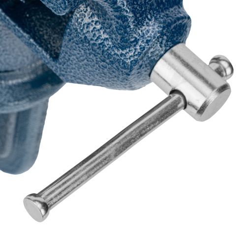 Тиски слесарные, настольные, поворотные, ширина рабочих губок 65 мм, наковальня Сибртех фото 10