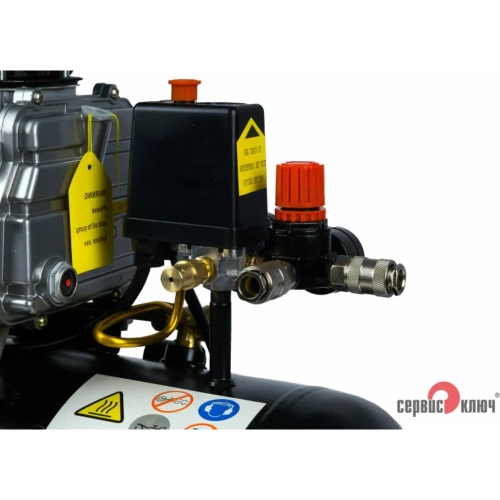 Пневматический компрессор Сервис Ключ 1,5 КВт 50 л 75605 фото 5