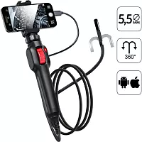 Видеоэндоскоп управляемый USB iCarTool 2Мп, 1920x1080, 1.5м, 5.5мм, 360° IC-V201