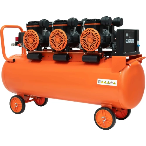 Безмасляный малошумный компрессор (120 л; 8 бар; 460 л/мин) Gigant GSWK-120/4200 фото 8