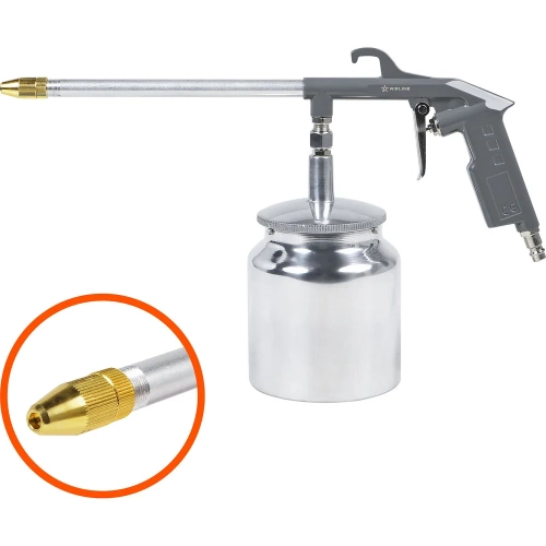 Моечный/мовильный пистолет Airline ПМ6 металл. бачок байонет 850 мл PRO ATBU062 фото 3