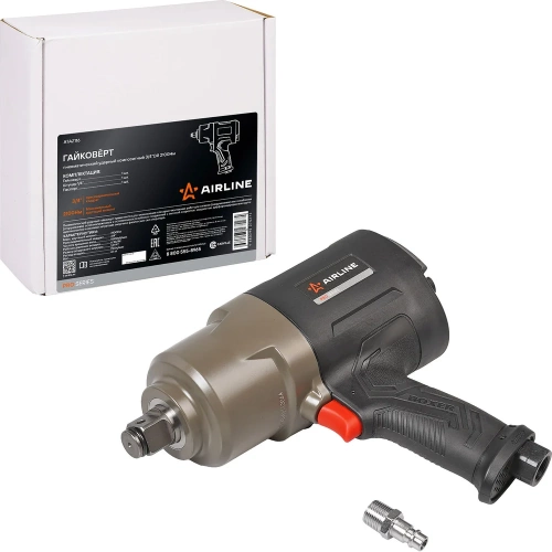 Гайковерт пневматический ударный композитный Airline 3/4"DR 2100Нм PRO ATAZ116 фото 3