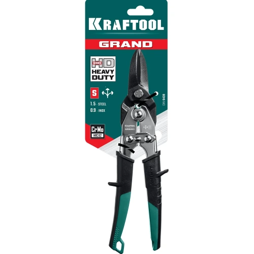 Ножницы по металлу KRAFTOOL Grand прямые, Cr-Mo 270 мм 2324-S_z02 фото 8 Ножницы по металлу KRAFTOOL Grand прямые, Cr-Mo 270 мм 2324-S_z02 фото 8