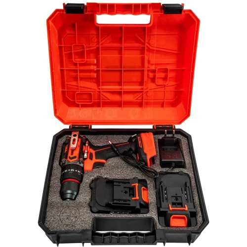 Шуруповерт KINGQUEEN бесщеточный, ударный, 21В, патрон 13мм, 2АКБ, KQ-903D фото 9 Шуруповерт KINGQUEEN бесщеточный, ударный, 21В, патрон 13мм, 2АКБ, KQ-903D фото 9