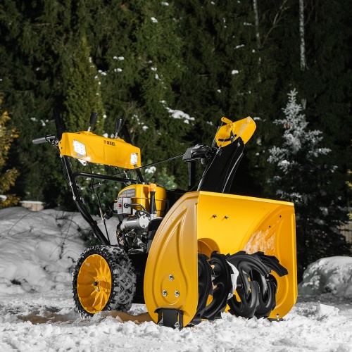 Бензиновая снегоуборочная машина SBM 610S PRO, 212 cc, электростартер, фара, обогрев Denzel фото 29