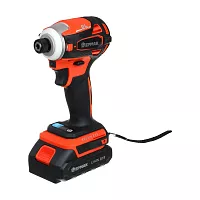 Импакт винтоверт ударный ЕРМАК бесщёточный, 20В, 2Ач, 230Нм 691-052