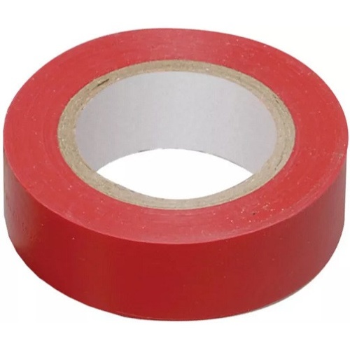 Изолента ПВХ Biber 92003 13 мм красная 11 м Изолента ПВХ Biber 92003 13 мм красная 11 м