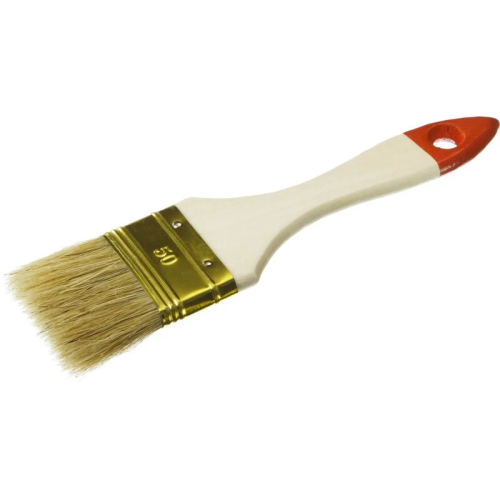 Кисть плоская Зубр Оптима Универсал 01099-050_z01 со светлой щетиной 50 мм