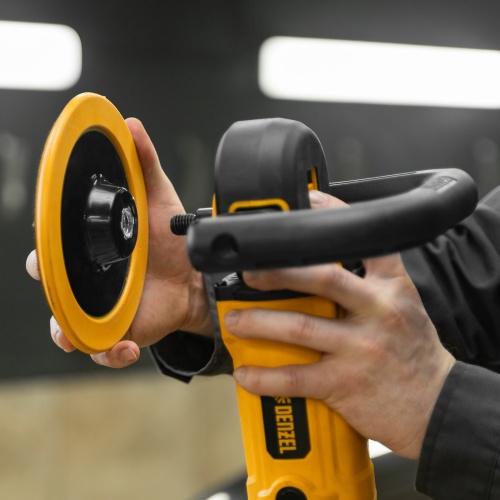 Машина полировальная CP-180, 1400 Вт, 180 мм, 0-3000 об/мин Denzel фото 29