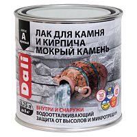 Лак акриловый Dali Мокрый камень 0,75 л