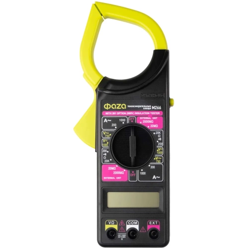 Токоизмерительные клещи ФАZА M266 5000650 фото 3 Токоизмерительные клещи ФАZА M266 5000650 фото 3