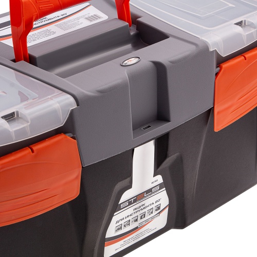 Ящик для инструмента 20", 500 х 260 х 260 мм, пластик Stels фото 14 Ящик для инструмента 20", 500 х 260 х 260 мм, пластик Stels фото 14