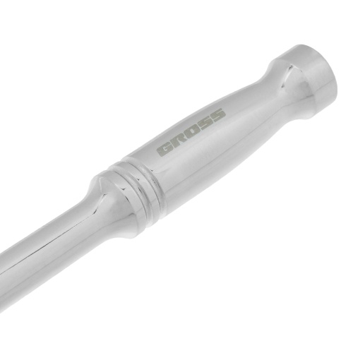 Ключ-трещотка 1/4", CrV, 120 зубьев, цельнометаллический, хром Gross фото 7