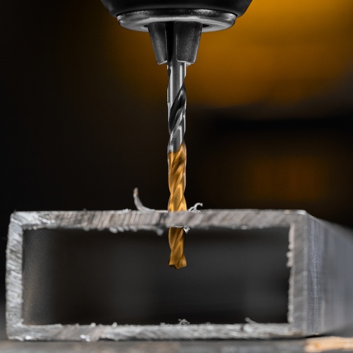 Сверло спиральное по металлу 4 x 75мм, Р6М5, Golden Tip, многогранная заточка Denzel фото 11 Сверло спиральное по металлу 4 x 75мм, Р6М5, Golden Tip, многогранная заточка Denzel фото 11