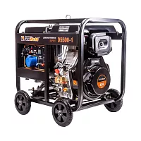 Дизельный генератор Foxweld expert d5500-1, 5.0-5.5 квт, 1ф, розетки 1x16a + 1x32a, ппп, мфд 3в1 8895