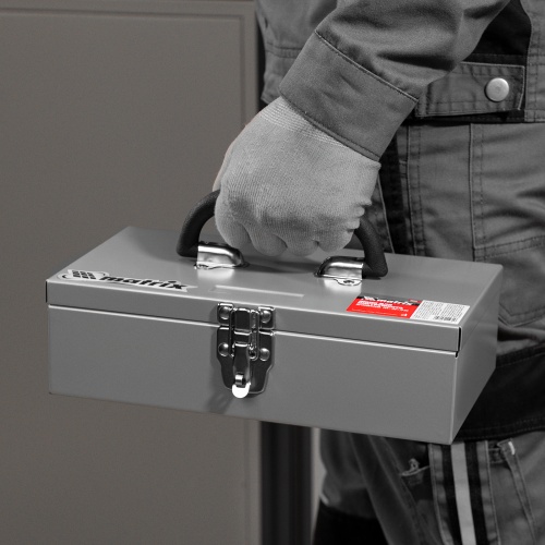 Ящик для инструмента, 284 х 160 х 78 мм, металлический Matrix фото 14