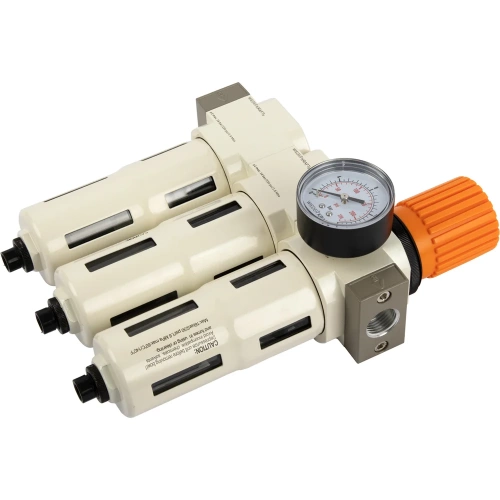 Блок подготовки воздуха WIEDERKRAFT 1/2, 16 бар трехступенчатый с влагоотделителем 25-5-0.3 мкм, автоматический сброс WDK-70740FA фото 4 Блок подготовки воздуха WIEDERKRAFT 1/2, 16 бар трехступенчатый с влагоотделителем 25-5-0.3 мкм, автоматический сброс WDK-70740FA фото 4