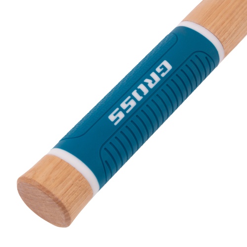 Молоток-гвоздодер, 680 г, угол 75, магнит, обрезиненная рукоятка AMERICAN HICKORY GROSS фото 7