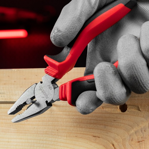 Плоскогубцы комбинированные, 160 мм, хром-ванадий, двухкомпонентные рукоятки Matrix фото 10