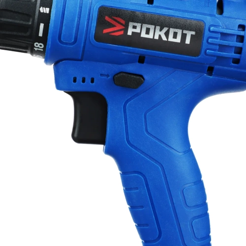 Дрель-шуруповерт РОКОТ аккумулятор 14В, 0-400-1400 об/мин, 1,3 Li-on (1), 2 скорости 691-049 фото 6