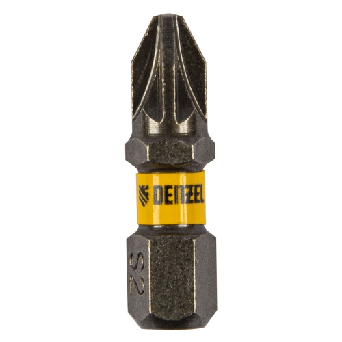 Бита PZ2х25, сталь S2, шестигранный профиль, 10 шт. Е 6,3 Denzel фото 5