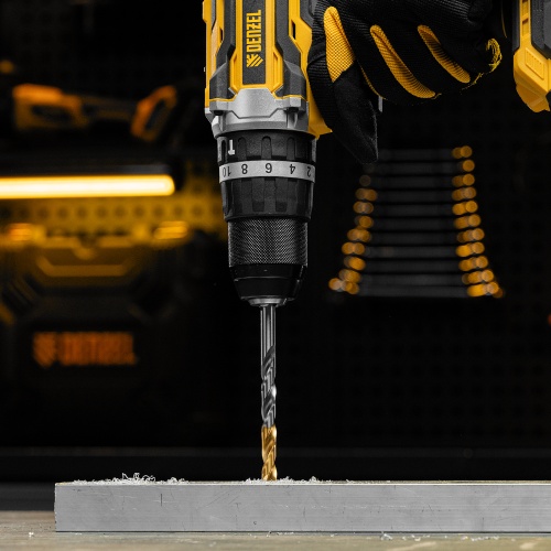 Сверло спиральное по металлу 8,5 x 117 мм, Р6М5, Golden Tip  Denzel фото 12