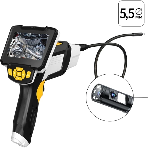 Промышленный видеоэндоскоп iCartool экран 4.3", 1Мп, 2 камеры, 1280х720, длина 1 м, 5.5 мм сменный зонд IC-V112A Промышленный видеоэндоскоп iCartool экран 4.3", 1Мп, 2 камеры, 1280х720, длина 1 м, 5.5 мм сменный зонд IC-V112A