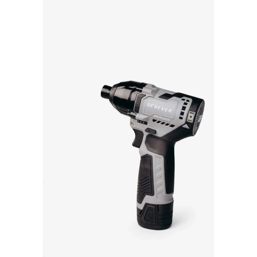 Шуруповерт аккумуляторный Debever бесщеточный, шестигранник, 140Nm, 12В; в компл. АКБ 1,5 а/ч; з/у 0,4 а/ч DBE-7361CKIT