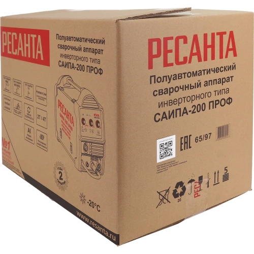 Сварочный полуавтомат Ресанта САИПА-200ПРОФ MIG/MAG 65/97 фото 10 Сварочный полуавтомат Ресанта САИПА-200ПРОФ MIG/MAG 65/97 фото 10