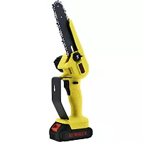 Электрическая аккумуляторная пила Eurolux ELS-20-Li-2К 6+8  две цепи, две шины, 2 АКБ и ЗУ 70/10/77