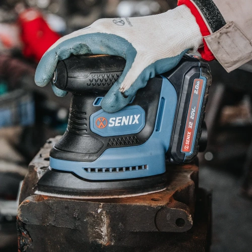 Дельта шлифмашина SENIX серии X2, 20В, с 1 АКБ, 1 ЗУ, PSX2-M3-EU фото 9 Дельта шлифмашина SENIX серии X2, 20В, с 1 АКБ, 1 ЗУ, PSX2-M3-EU фото 9